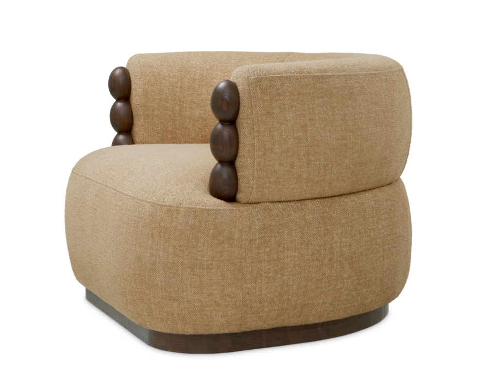 Chair Grimaud renato honey ebony finish *EXPO