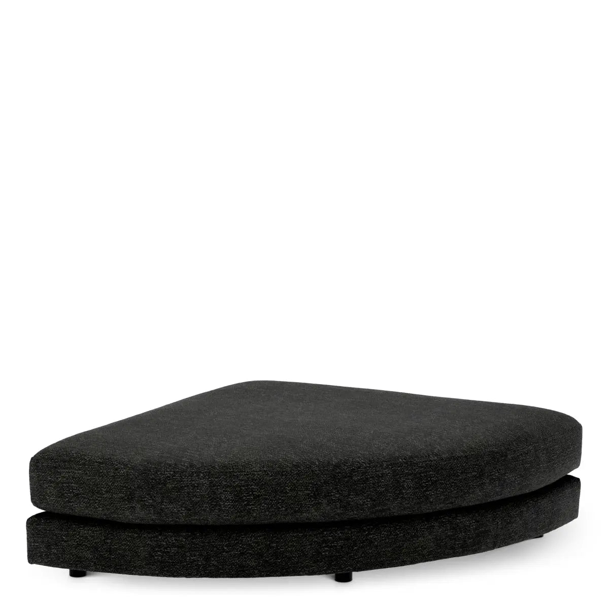 Modular Sofa Lounge Club lurano charcoal - Ottoman half round