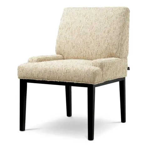 Dining Chair Bromley with arm black finish arden natural