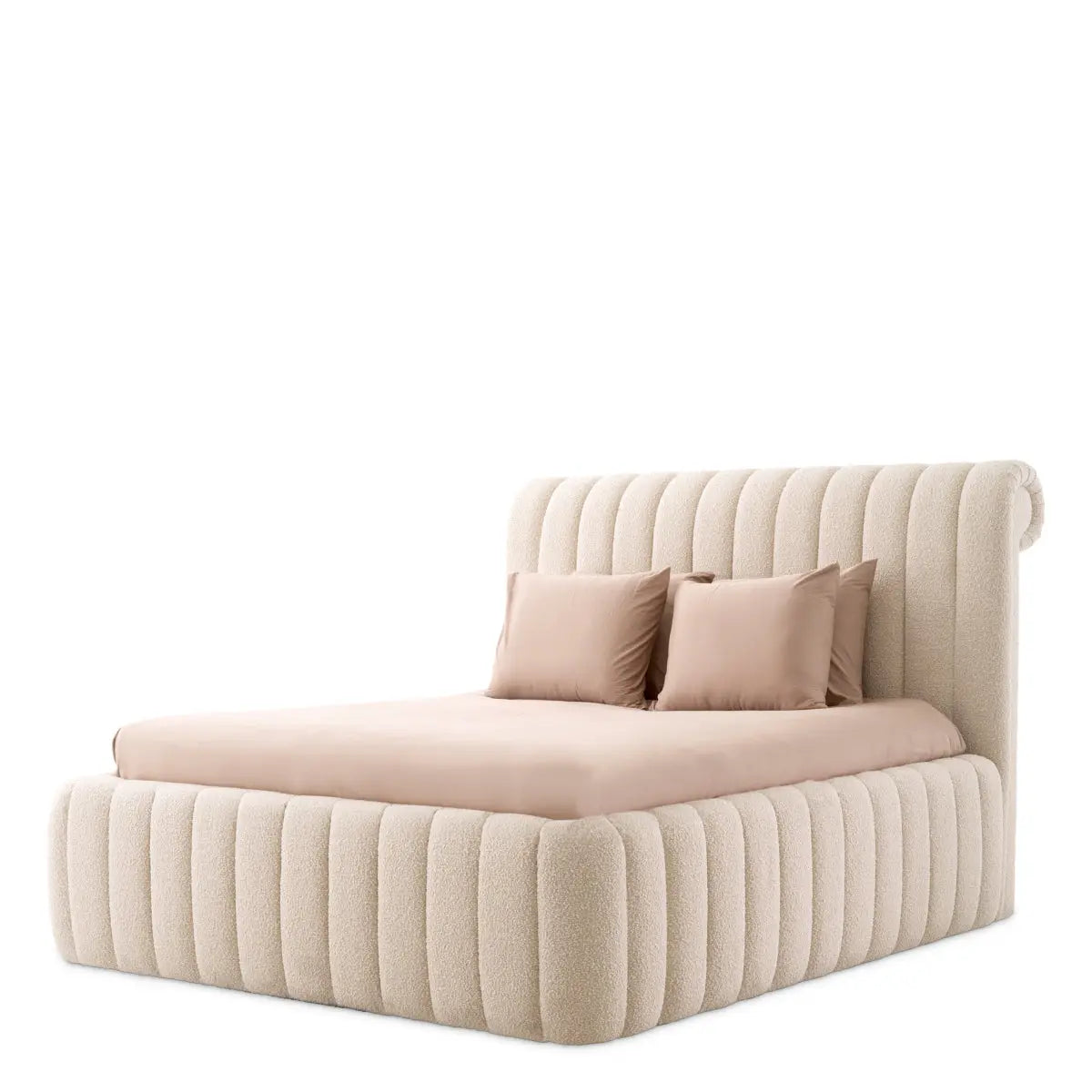 Bed Frame Sycamore bouclΓ© cream