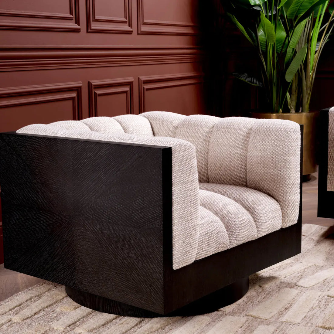 Swivel Chair Davide Eichholtz