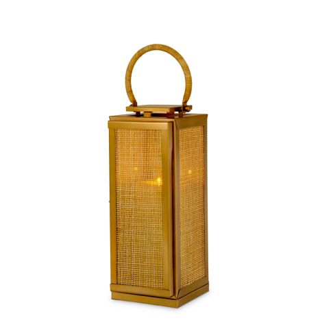 Hurricane Georgian L vintage brass finish bamboo handle