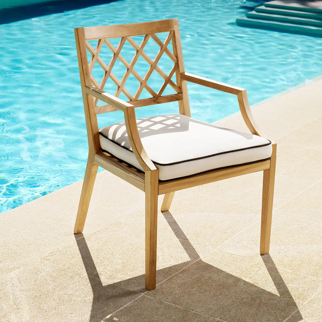 Outdoor Dining Chair Paladium with arm Eichholtz