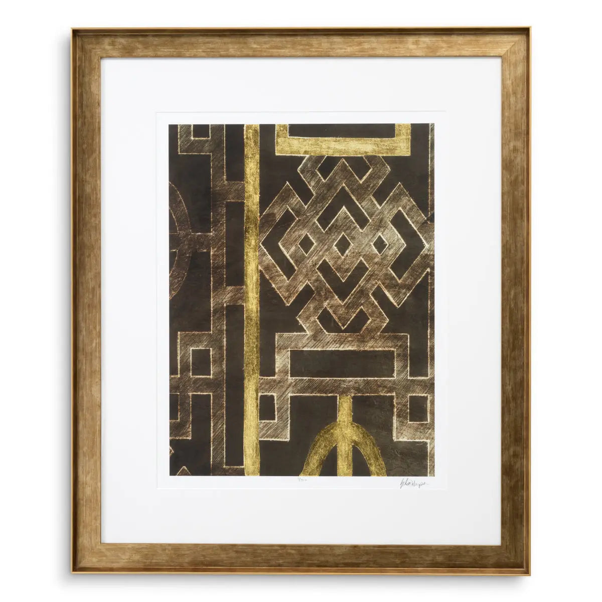 Print Trellis Pattern by Ethan Harper I set of 2 Eichholtz