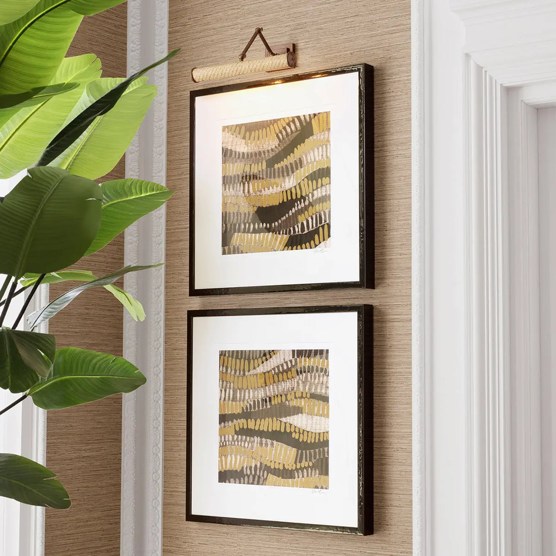 Print Metallic Undulation by June Erica Vess set 2 Eichholtz