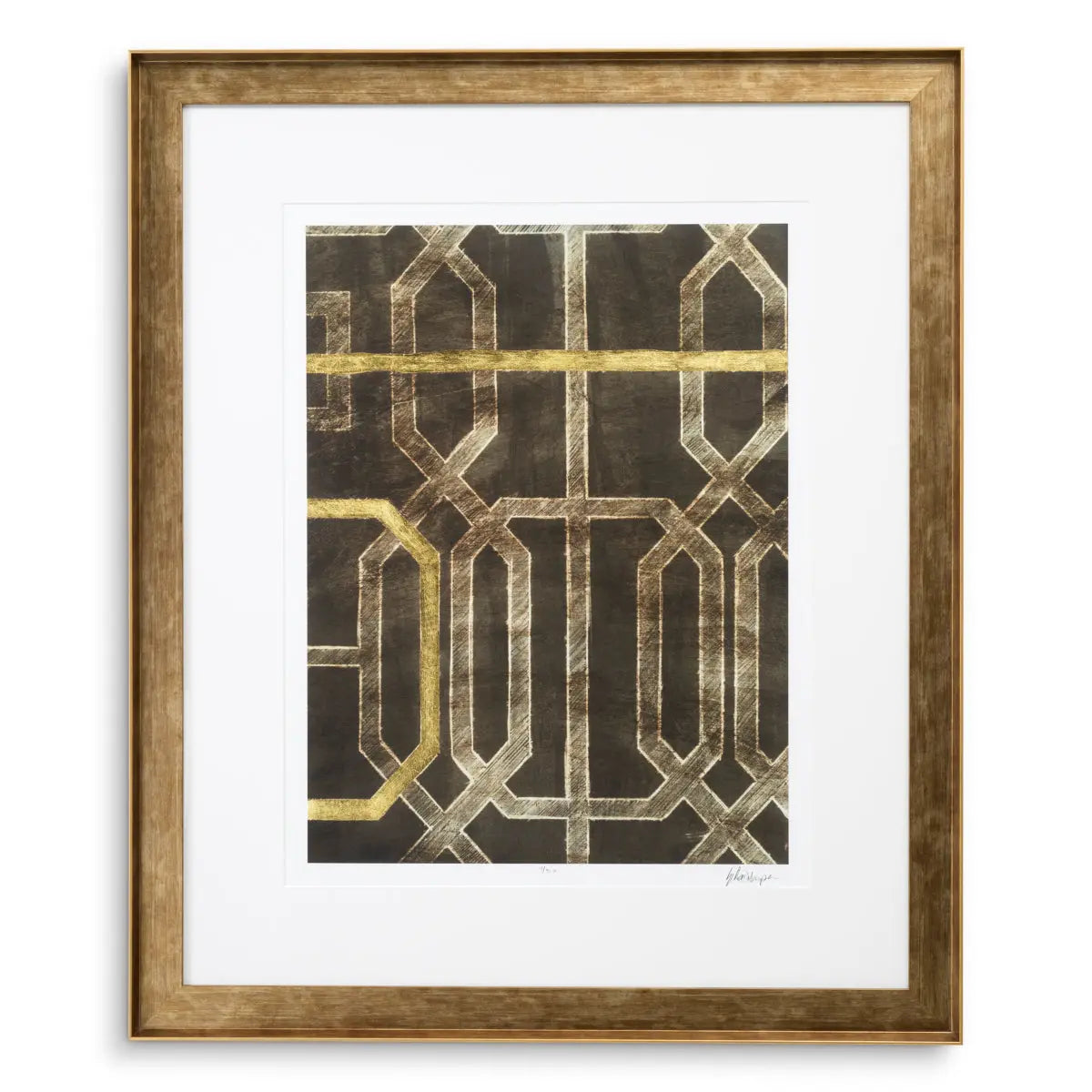 Print Trellis Pattern by Ethan Harper II set of 2 Eichholtz