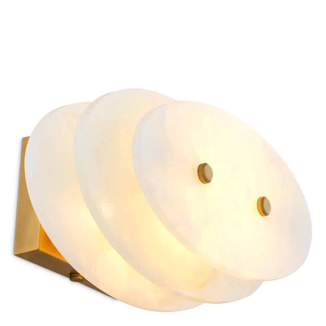 Wall Lamp Ellery onyx antique brass finish