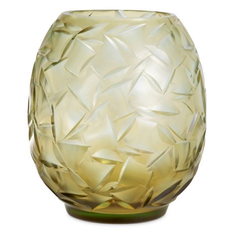 Vase Hadleigh champagne color glass