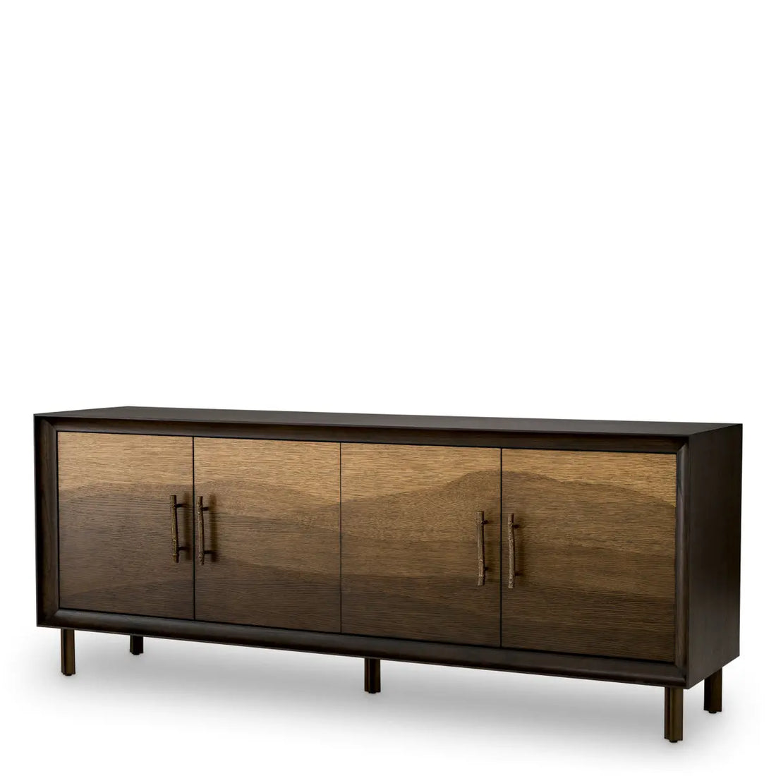 Dresser Chinnery charcoal brown oak veneer