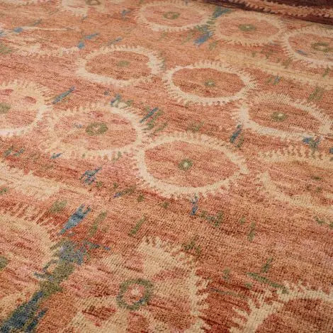 Rug Marlton brown orange 300 x 400 cm