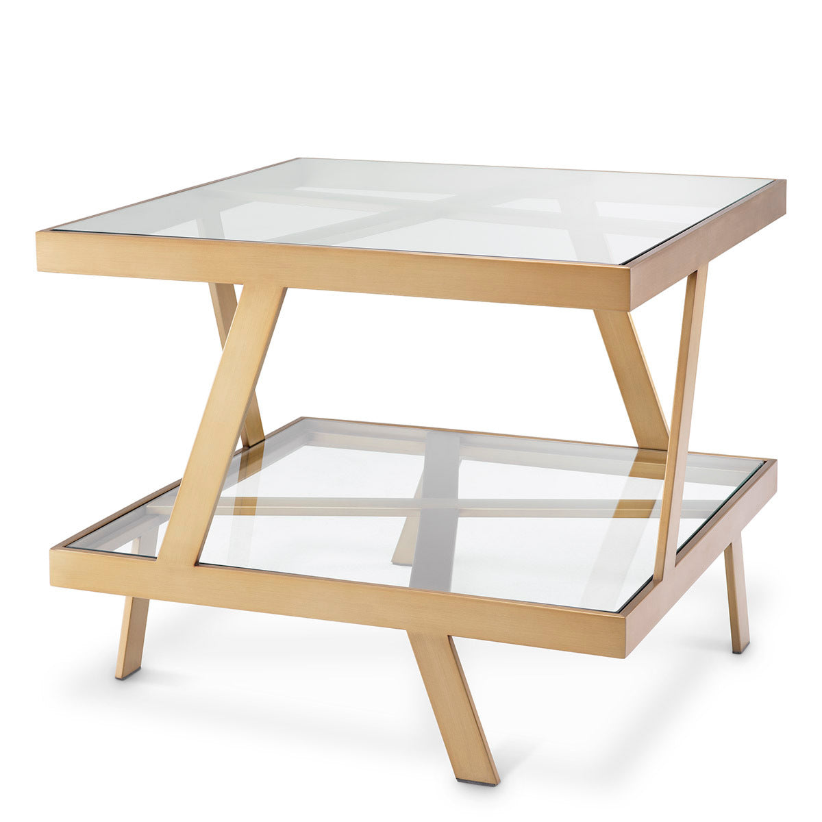 Side Table Billinghurst brushed brass finish