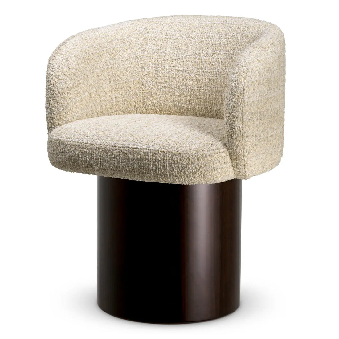 Dining Chair Marly eucalyptus finish winslow chenille beige