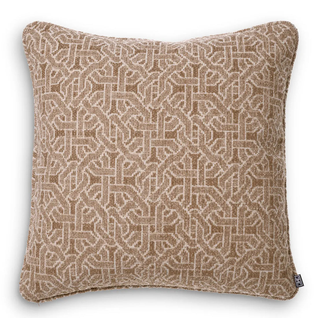 Cushion Frieze L jacquard beige