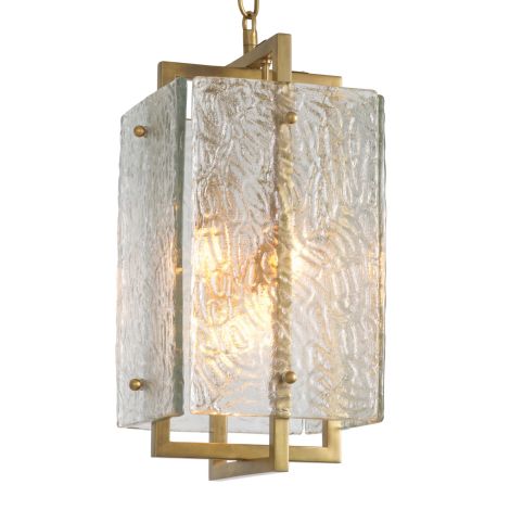 Pendant Solara vintage brass finish