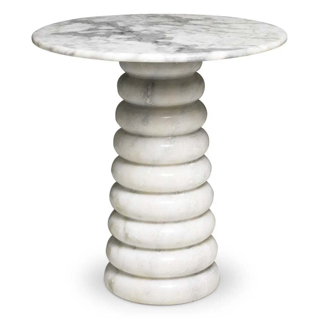 Side Table Lerici white marble