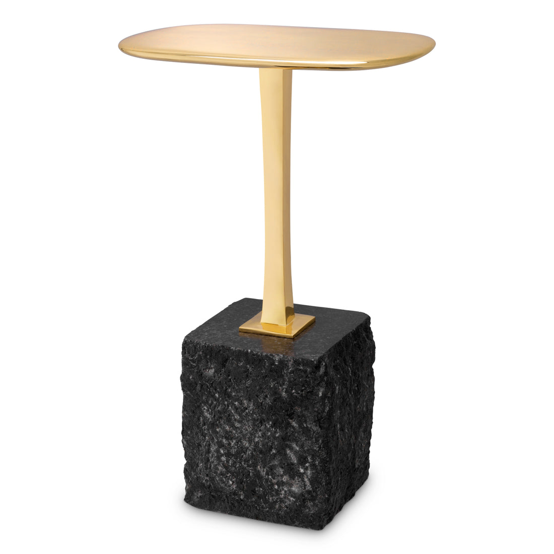 Side Table Kayan S polished brass