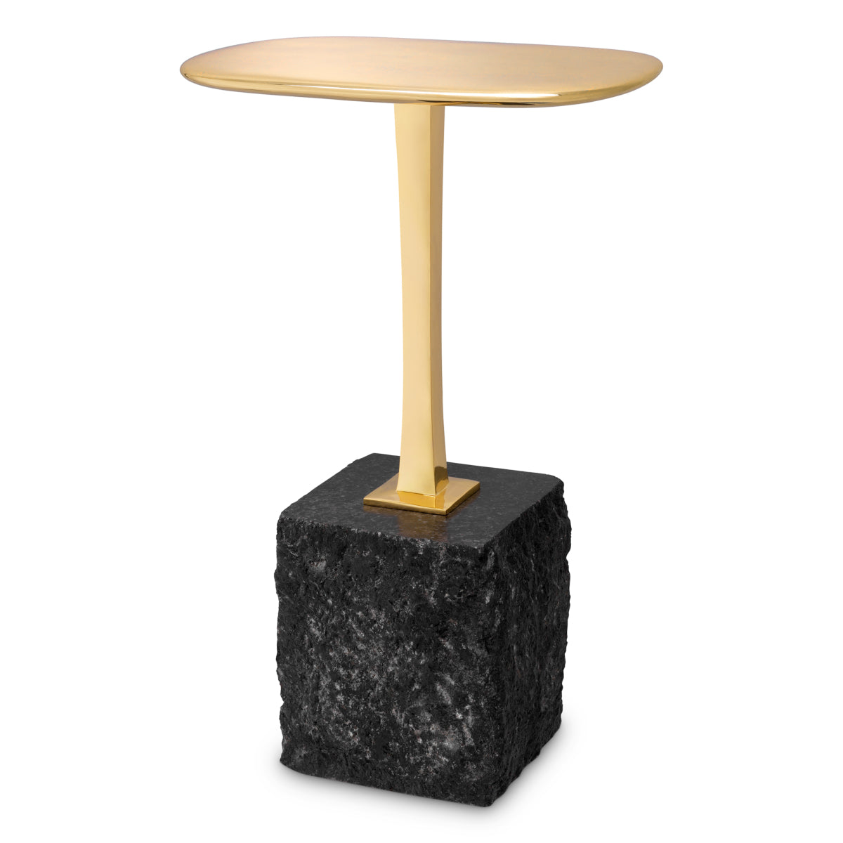 Side Table Kayan S polished brass