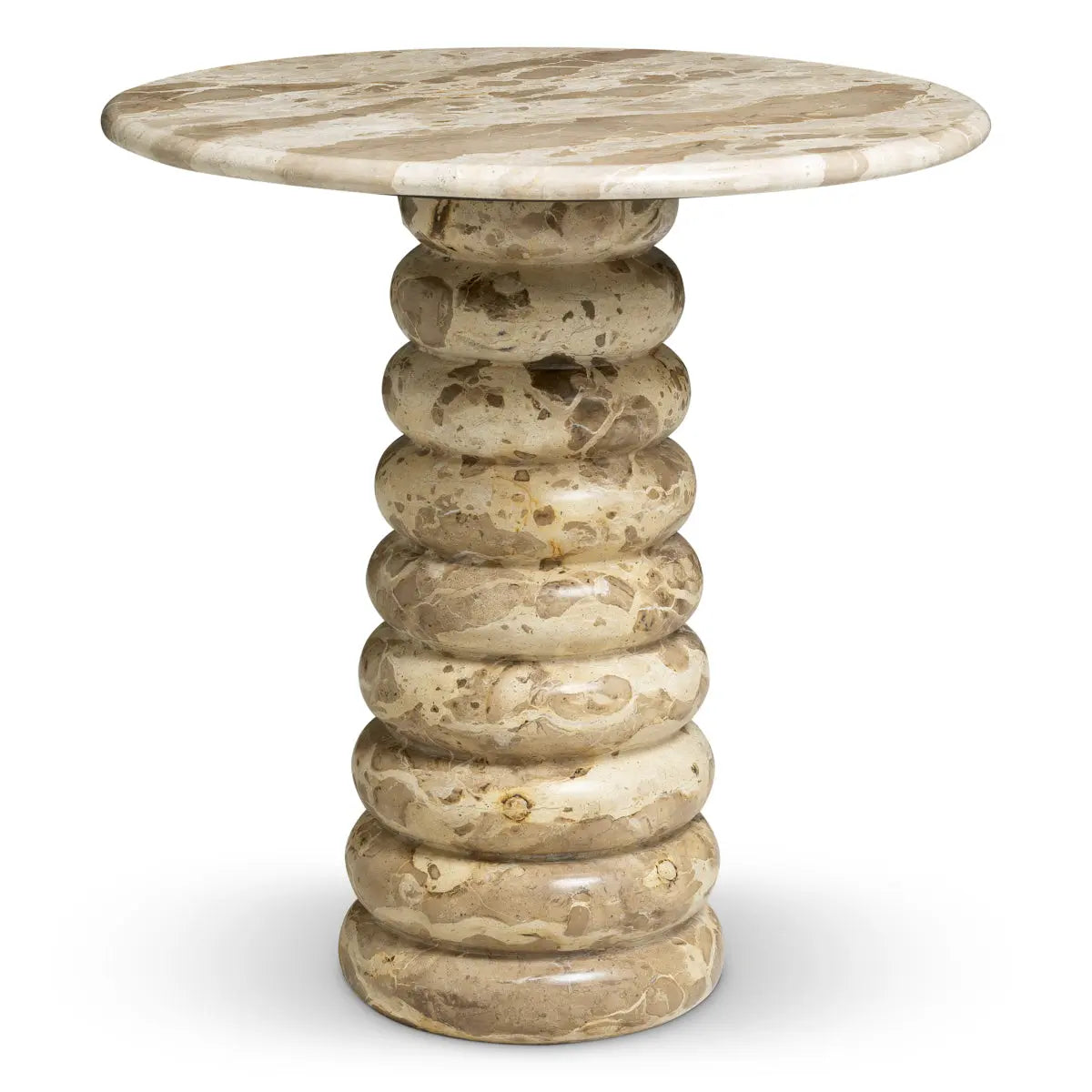 Side Table Lerici chocolate marble