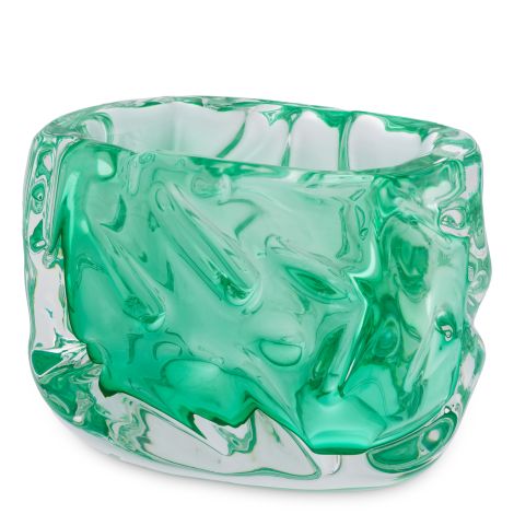 Bowl Avoir turquoise green glass