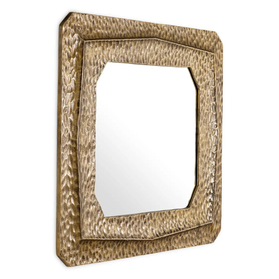 Mirror Thatcher vintage brass finish