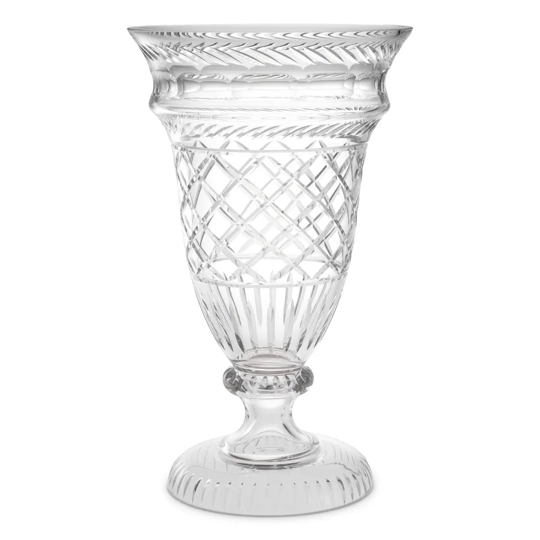 Vase Gravon clear glass
