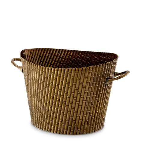 Wine Cooler Barletta S vintage brass finish