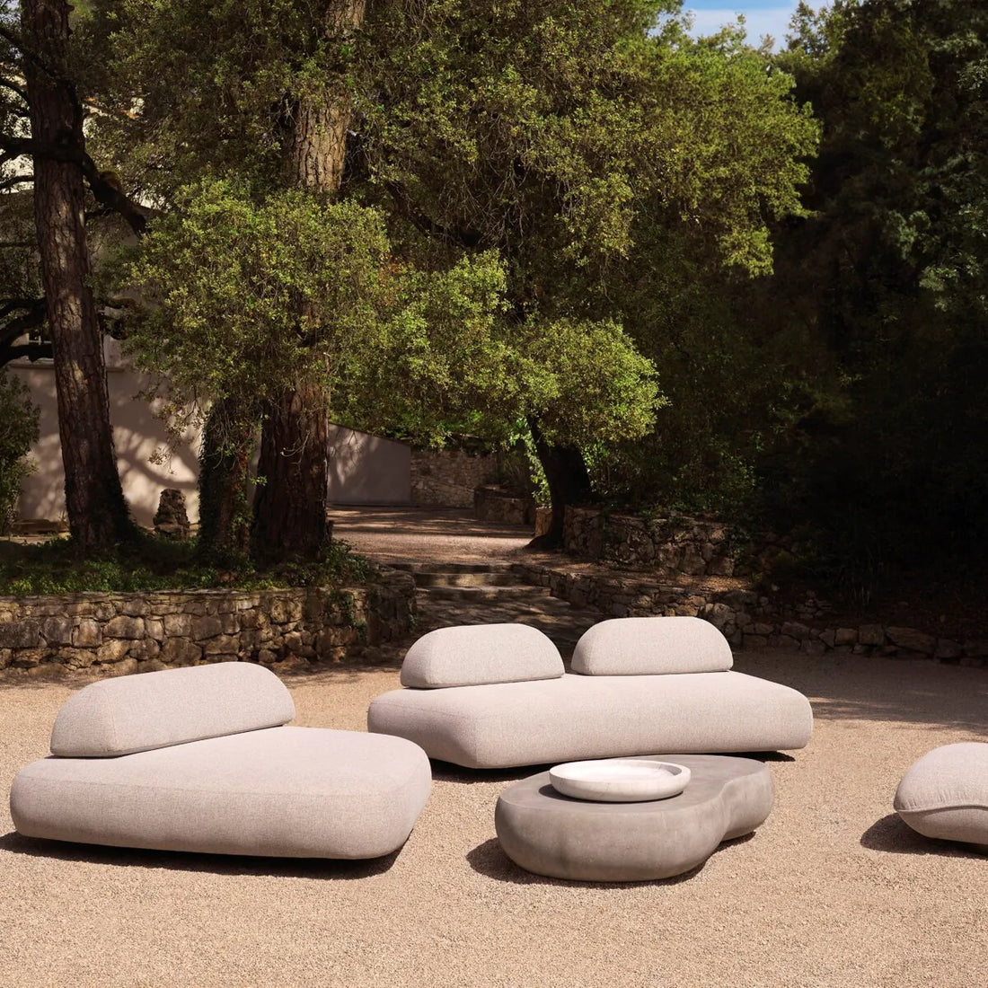 Mesa de café exterior