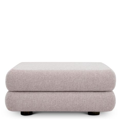 Outdoor Modular Sofa Malaga mauritius light grey - Ottoman