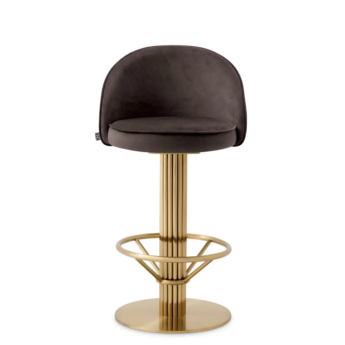 Counter Stool Dorland roche dark grey velvet