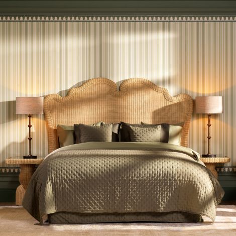 Headboard Boudoir natural rattan
