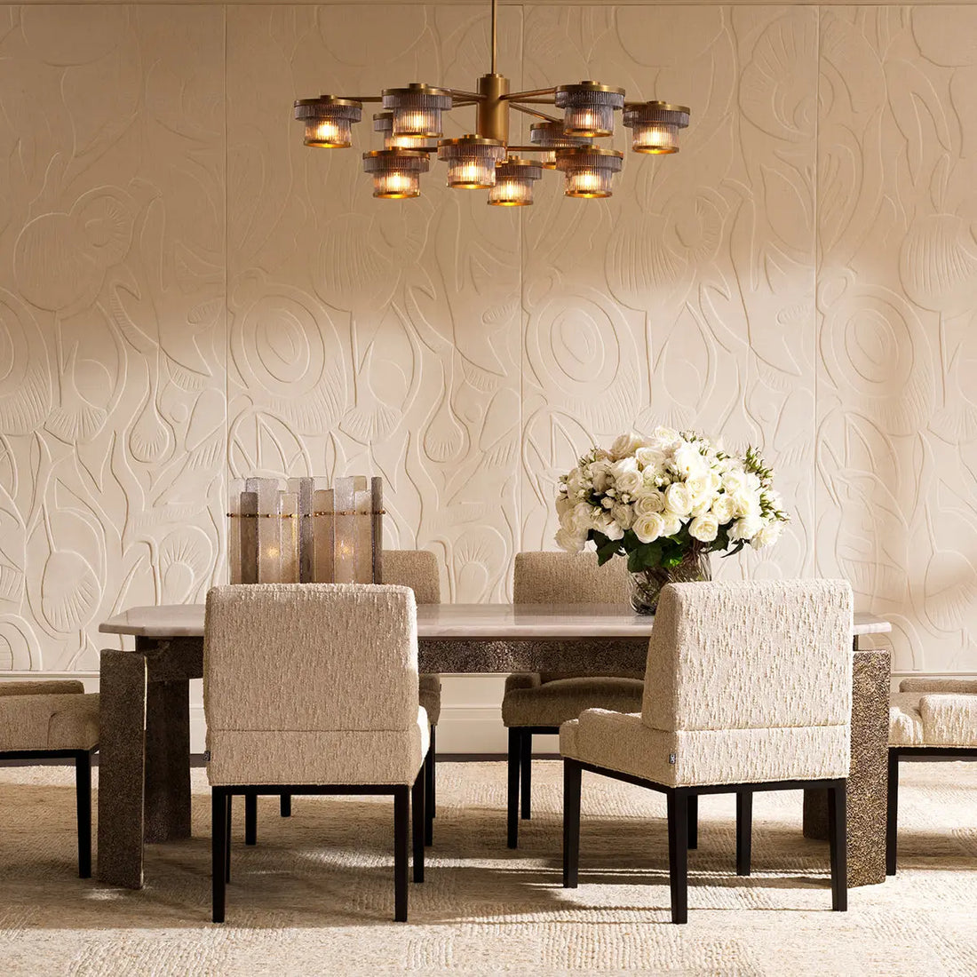 Dining Chair Bromley with arm Eichholtz