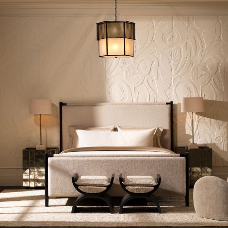 Table Lamp Rialta travertine vintage brass finish incl shade