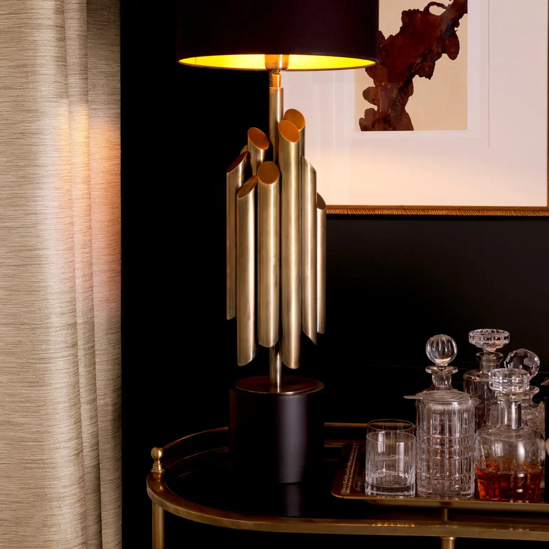 Table Lamp Beau Rivage Round Eichholtz
