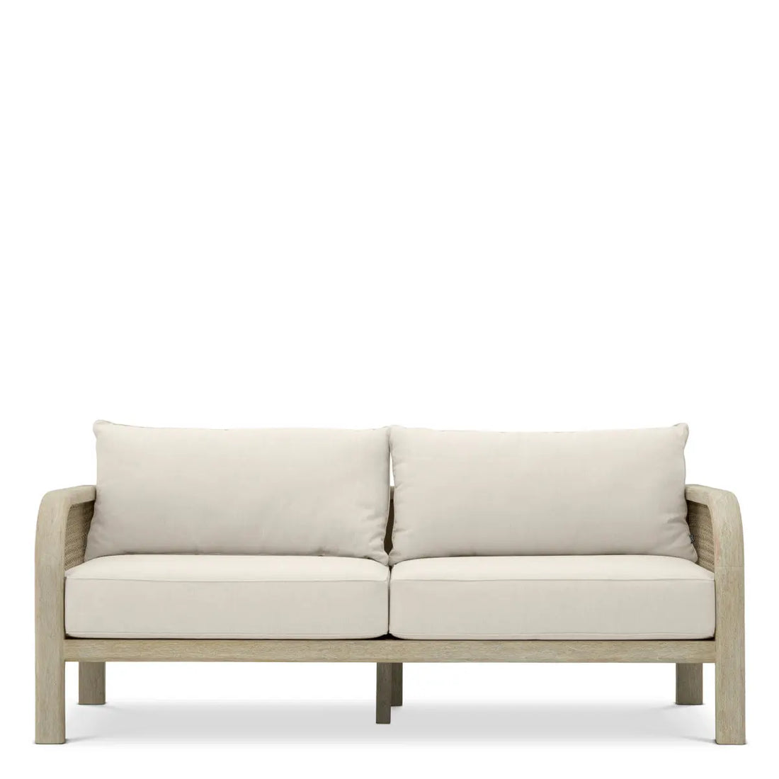 Outdoor Sofa Julian S aged teak viola sand