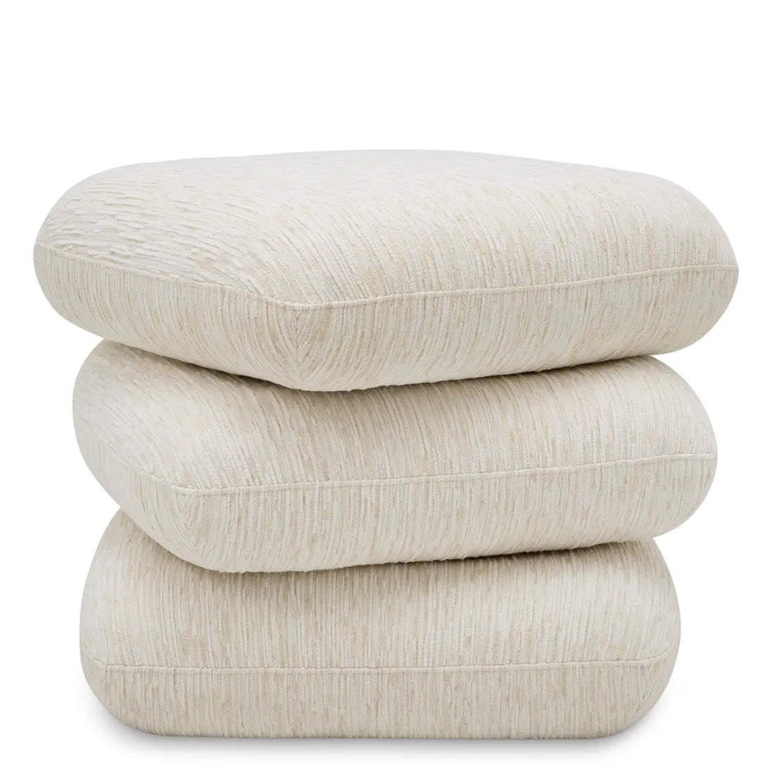 Stool Greenwich wrey jacquard off-white