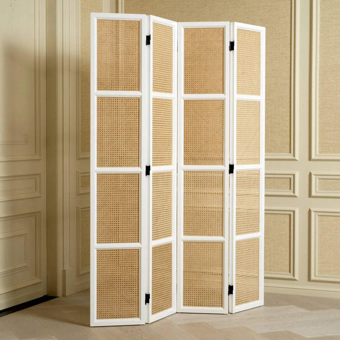 Folding Screen Bahamas piano white finish