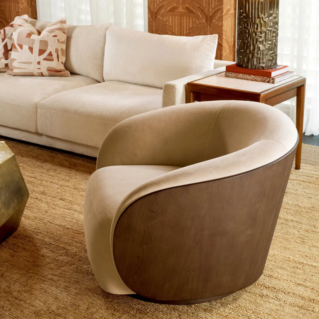 Swivel Chair Camerota Eichholtz