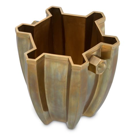 Wine Cooler Napoli vintage brass finish