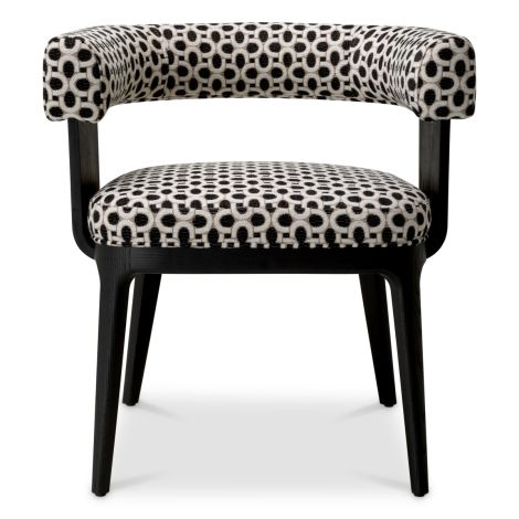 Dining Chair Dubois black oak veneer sunbeam black