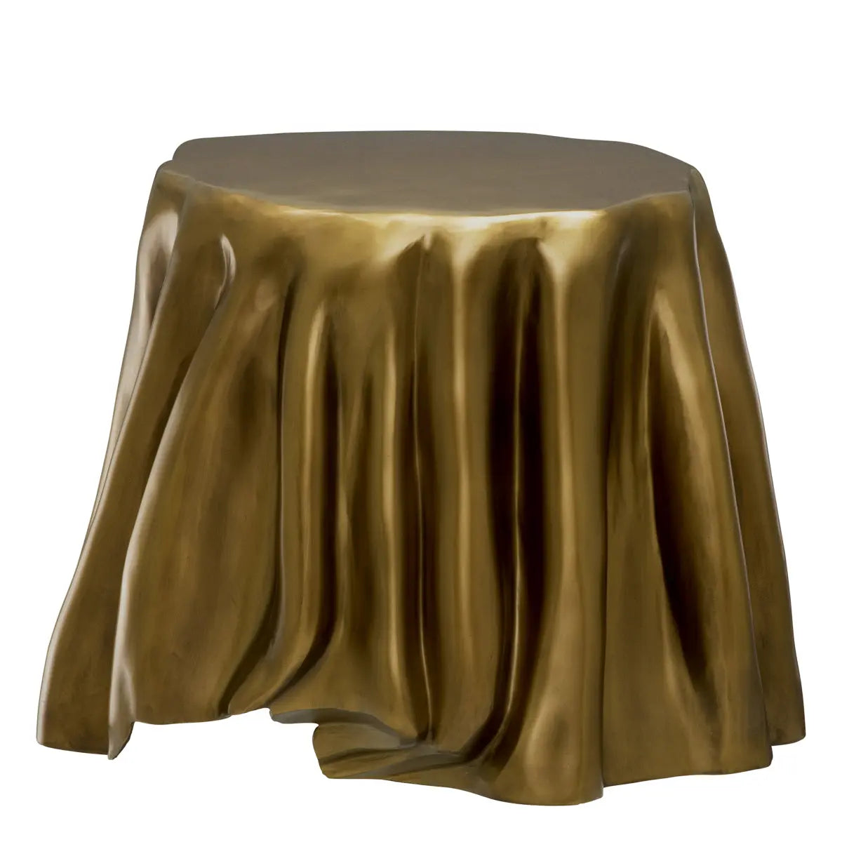 Side Table Chabot vintage brass finish