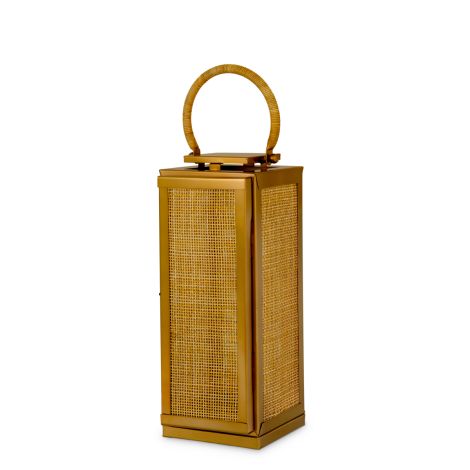 Hurricane Georgian L vintage brass finish bamboo handle