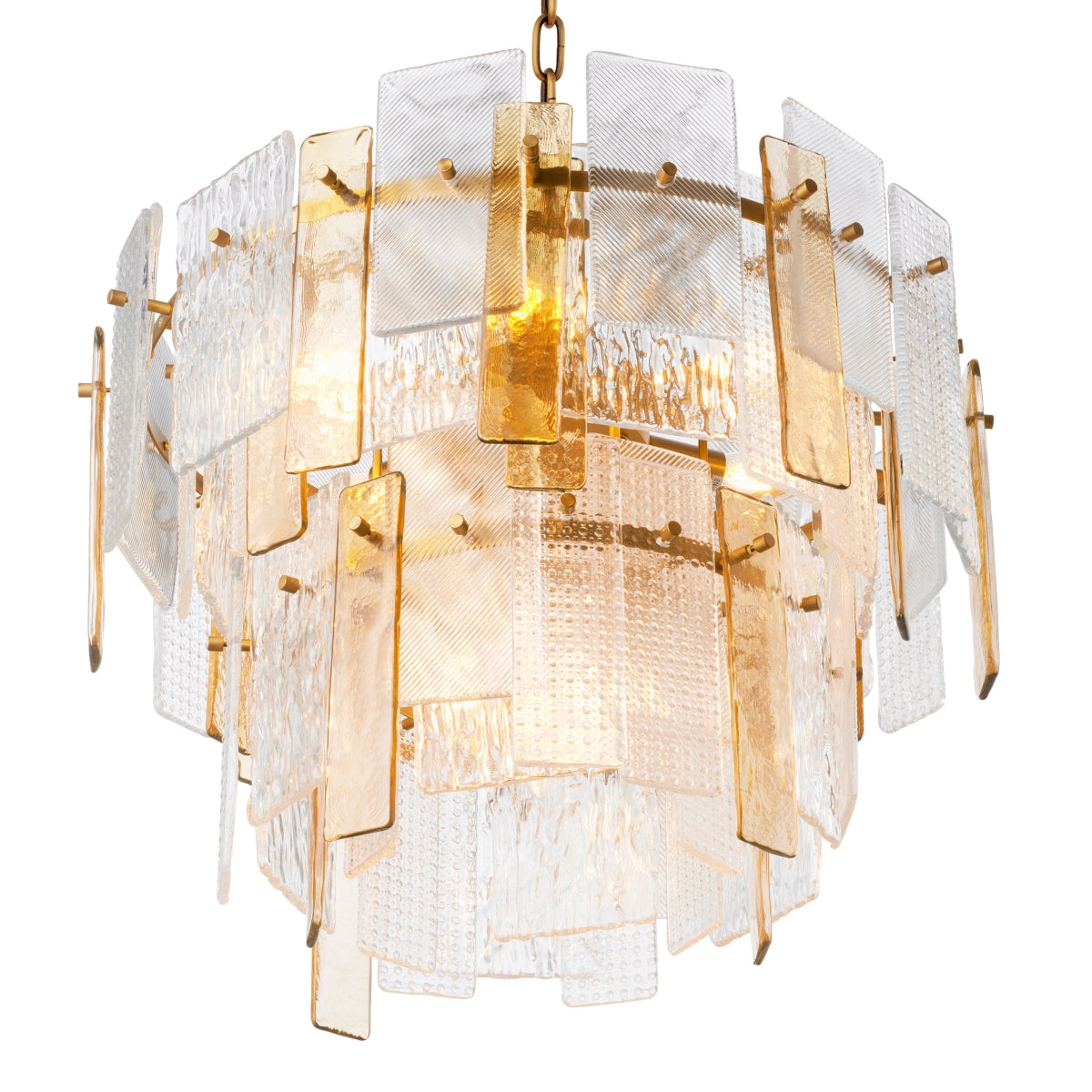 Chandelier Cassiano structure glass