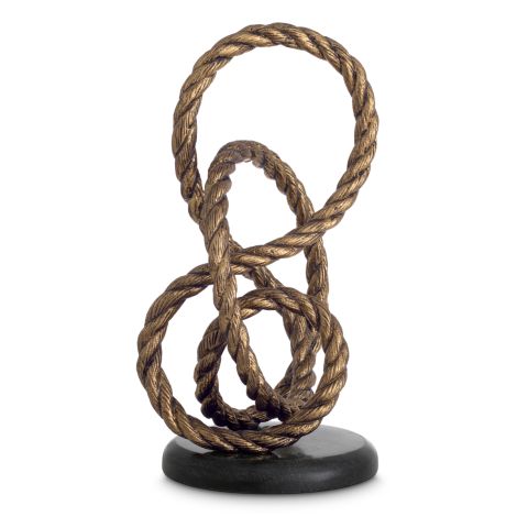 Object Corwyn antique brass finish