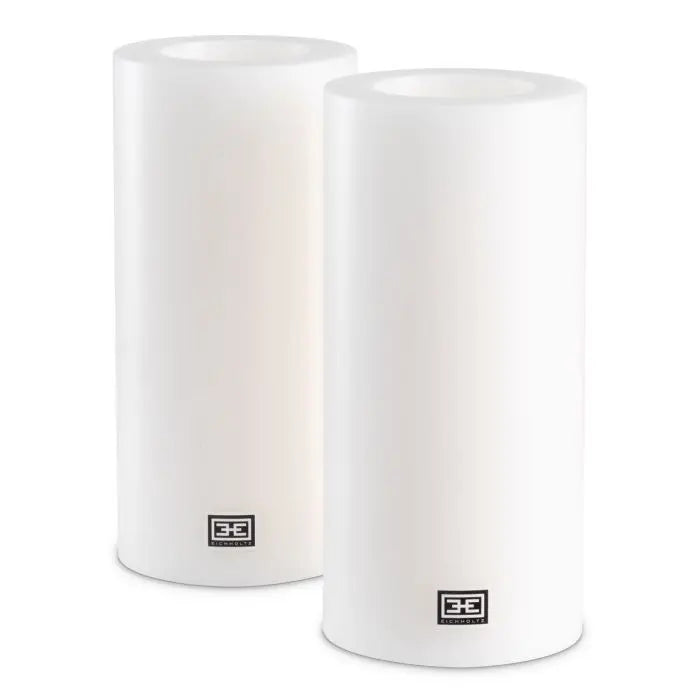 Artificial Candle ø 10 x H. 21 cm Set Of 2 Eichholtz