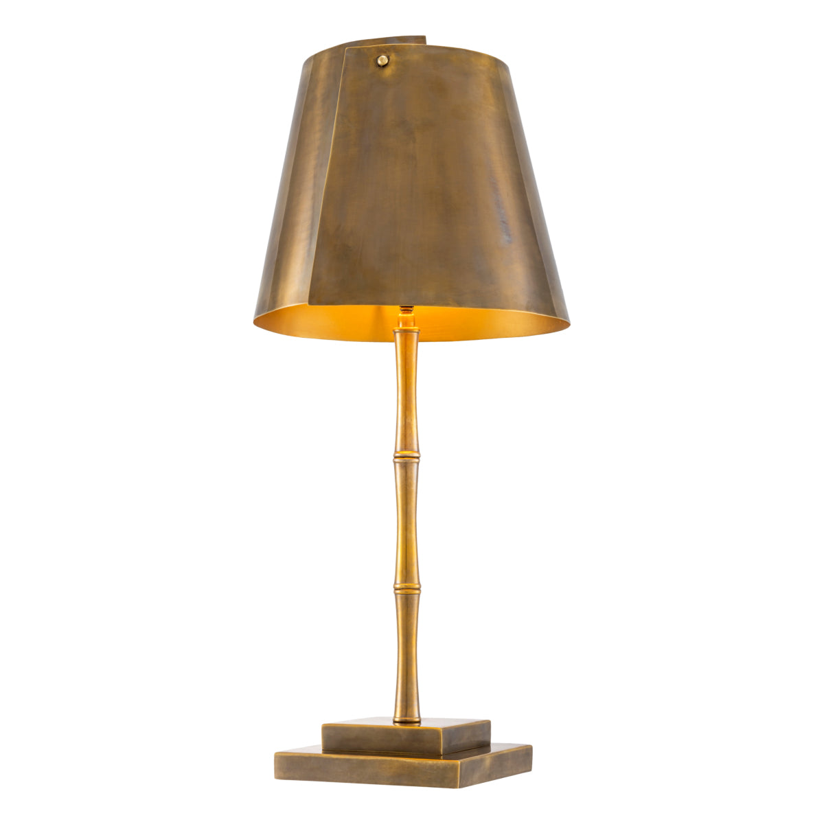 Table Lamp Seraphina vintage brass finish