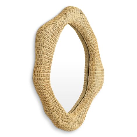 Mirror Bilbao natural rattan