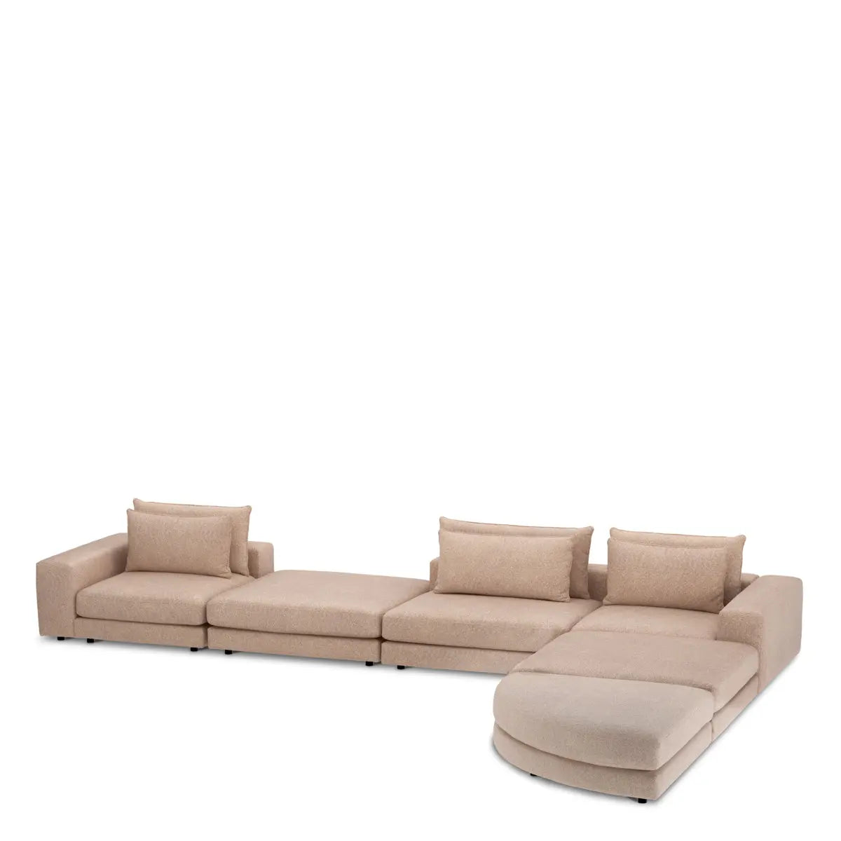 Modular Sofa Lounge Club - Ottoman half round