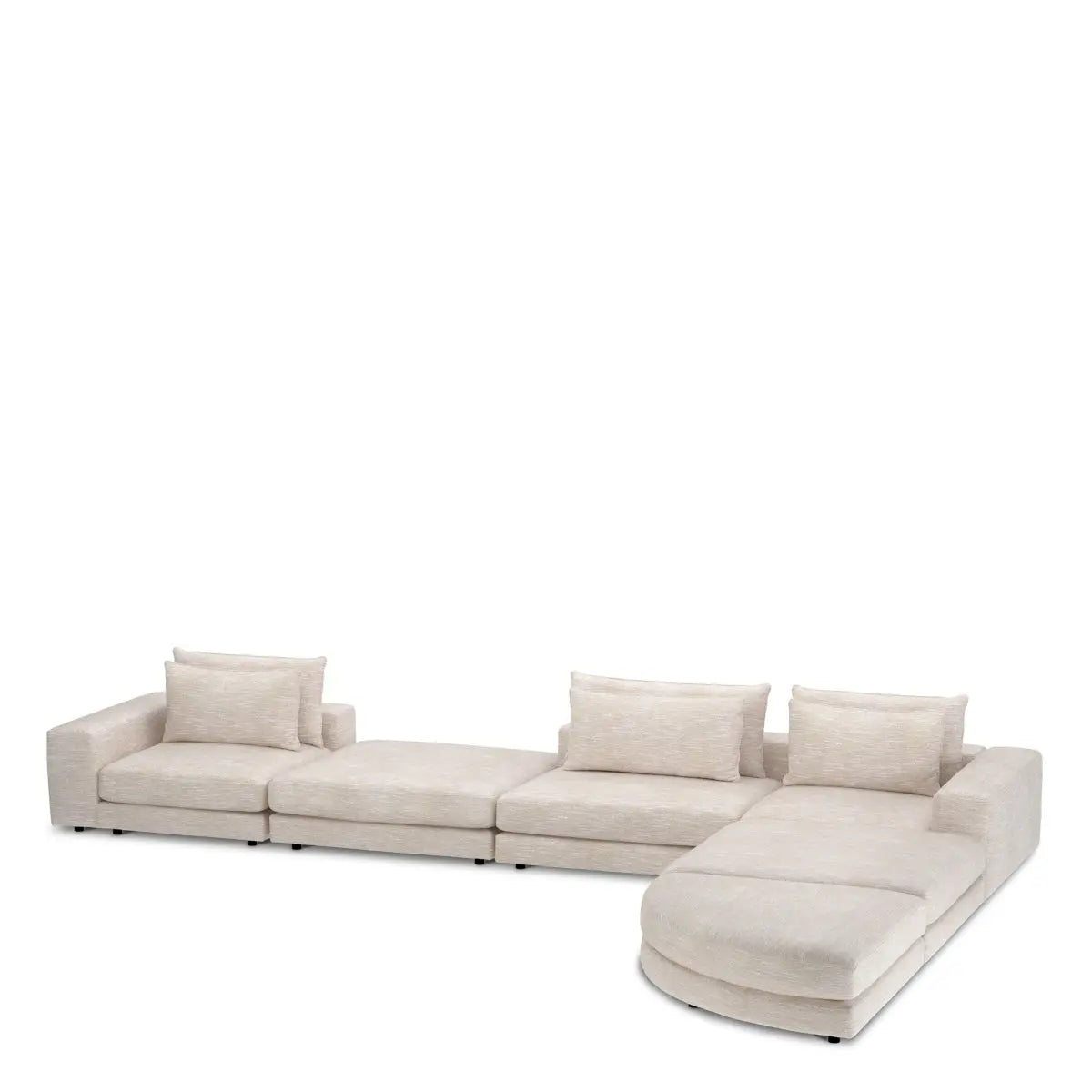 Modular Sofa Lounge Club - Ottoman half round Eichholtz