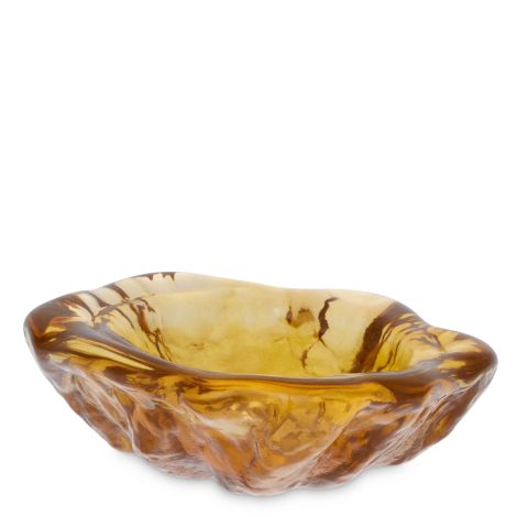 Bowl Courtier amber glass