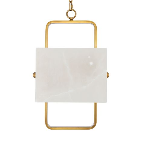 CDJ Chandelier Melbourne antique brass finish alabaster